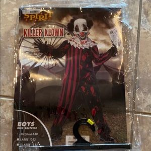 Kids Scary Clown Halloween Costume